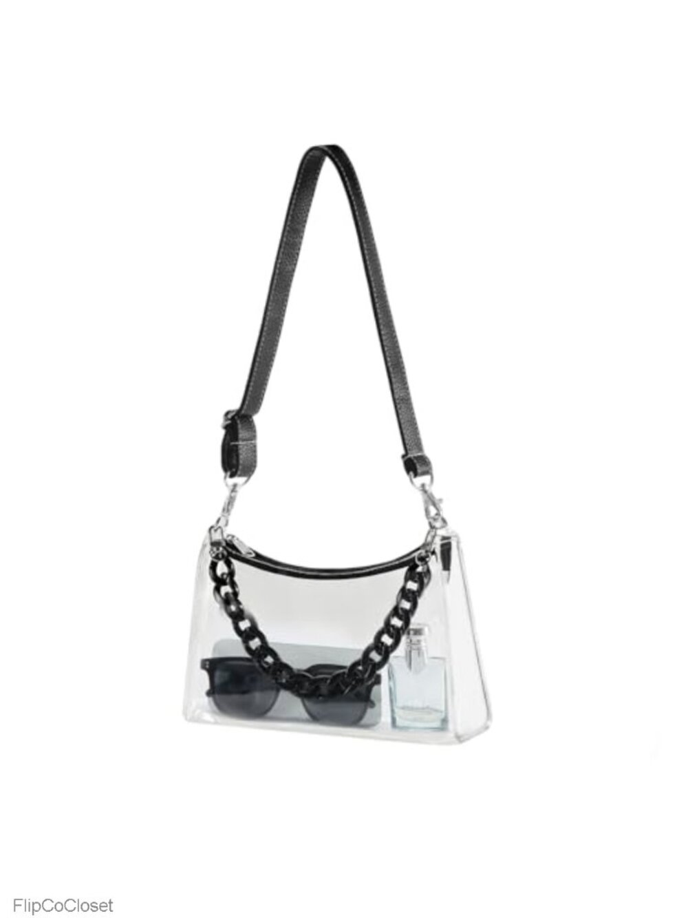 Clear Purse Stadium Approved PVC Transparent Crossbody Bag